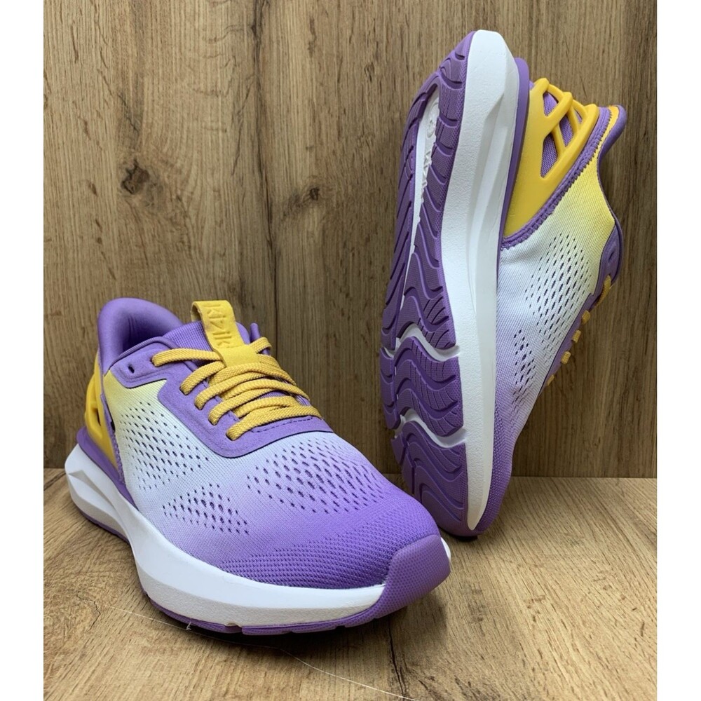Kizik Athens 2 Womens 8.5 Fairy Wren Spectra Yellow Hands Free Sneakers Purple